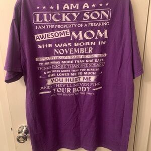 Purple Graphic T-Shirt